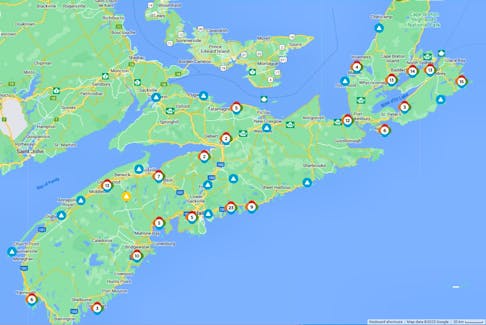 More than 3,000 Nova Scotia Power customers were still without electricity on Sunday morning.