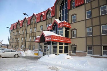 A Grenfell Campus student was assaulted with a knife by a 16-year-old male in this residence building in Corner Brook on Thursday, Feb. 3, 2022. – SaltWire Network File Photo
