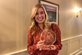 Caley Aylward, owner of Home by Caley Joy, took home the New Business of the Year award at the Greater Summerside Chamber of Commerce 2022 Business Excellence Awards. – Kristin Gardiner/SaltWire Network