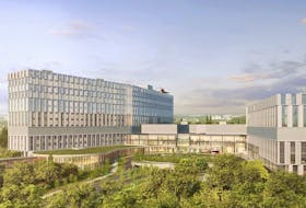 An architect's rendering of the new Civic campus of The Ottawa Hospital. 