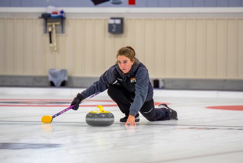 Curler Ella Lenentine has been chosen as one of two flag bearers for P.E.I. at this year's Canada Games. Contributed