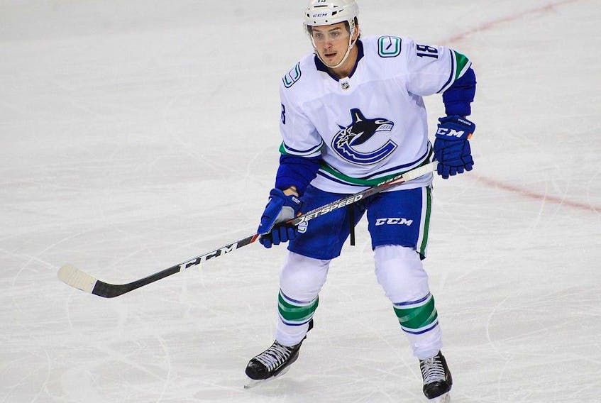 Jake Virtanen was bought out by the Canucks in the summer of 2021.