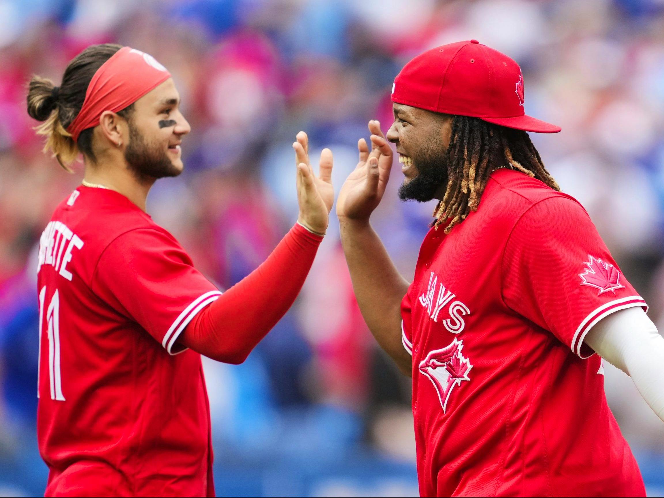 Bichette and Guerrero on ASG 