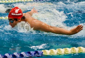 Memorial University Sea-Hawks swimmers are hoping to continue their strong season this weekend as the 2023 Subway Atlantic University Sport Swimming Championships come to the Aquarena in St. John’s. Photo courtesy Udantha Chandre/Memorial University