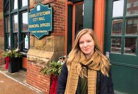 Katrina Cristall, climate action officer for the city of Charlottetown at City Hall on Jan. 8. Cristall told SaltWire Network the city's new Climate Action Plan has been in the making for some time. Rafe Wright • The Guardian