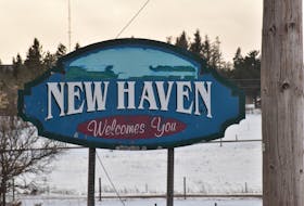The New Haven community sign is in the New Haven-Rocky Point district, where the 2023 provincial election race pits Green Leader Peter Bevan-Baker against Liberal Leader Sharon Cameron. Alison Jenkins • The Guardian
