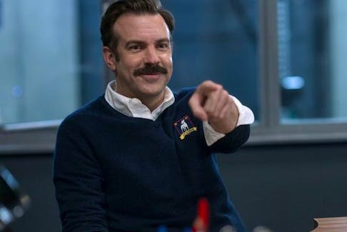 Jason Sudeikis stars in the Apple TV+ series Ted Lasso.