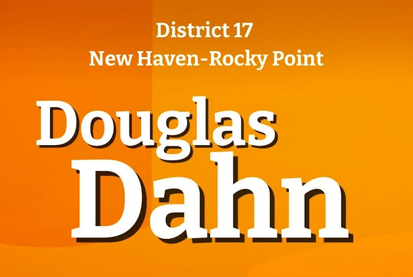 Douglas Dahn will run for the Island New Democrats in New Haven-Rocky Point.