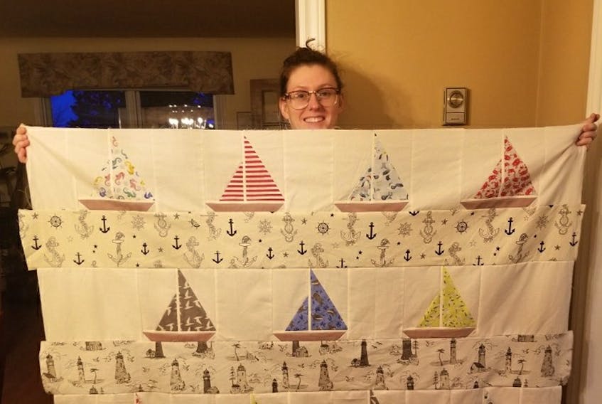 Sarah Mulrooney lost a special quilt top that she’s been working on when her luggage went missing when she was flying from New Brunswick to Newfoundland.