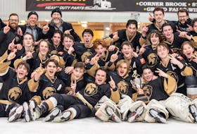 The Pinnacle AAA Growlers successfully defended their Newfoundland and Labrador Under-18 Major Hockey League title over the weekend when they finished their four-game sweep of the Central Impact in the league finals. The Growlers won 5-3 Saturday and 5-0 Friday as both games were played in Grand Falls-Windsor. Pinnacle AAA Growlers/Twitter photo