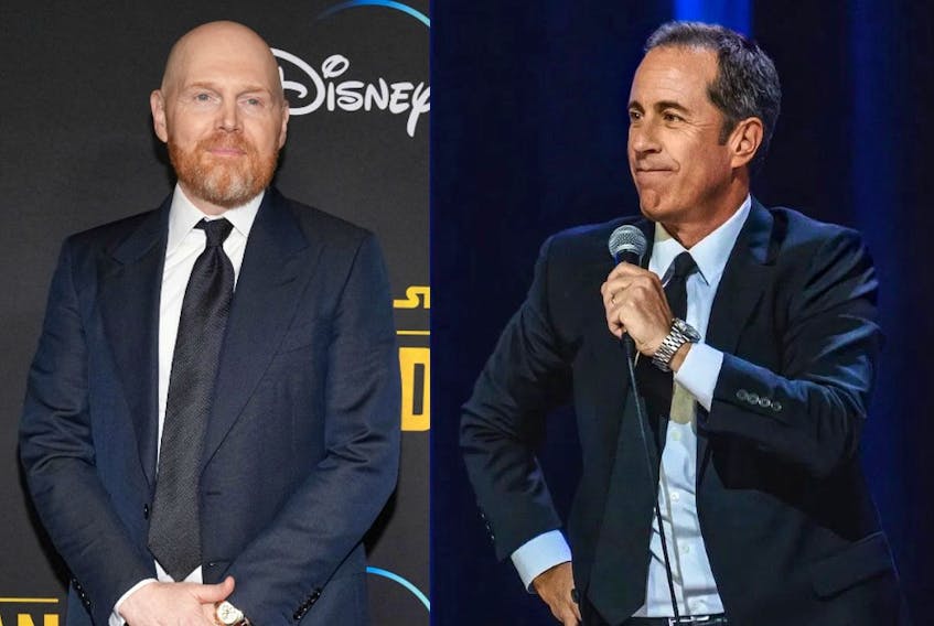 Bill Burr (left) and Jerry Seinfeld.