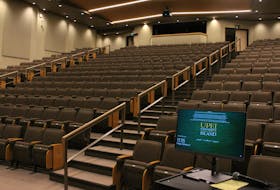 UPEI’s new residence features this 400-seat auditorium where each seat can be named after someone with a donation to the university.  George Melitides • The Guardian