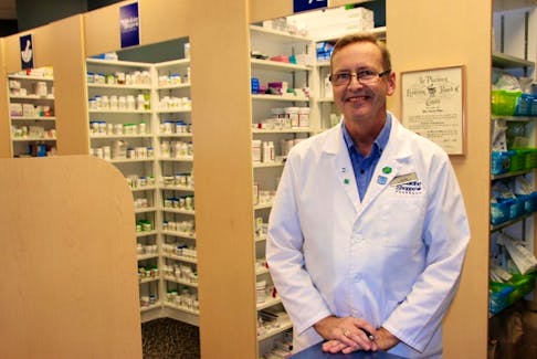 Since 2017, Peter Bakes and his team at The Medicine Shoppe Pharmacy in the Truro Mall have taken part in the Bloom Program, a free community program to help patients access mental health resources. PHOTO CREDIT: SaltWire Network