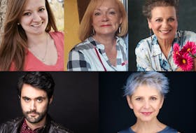 Five P.E.I. actors will star in productions of Steel Magnolias and Gaslight this summer at the Watermark Theatre. Local actors include, from top left, Kristena McCormack, Gracie Finley and Marlane O'Brien; and, from bottom left, Beonton Hartley and Marlene Handrahan. Contributed