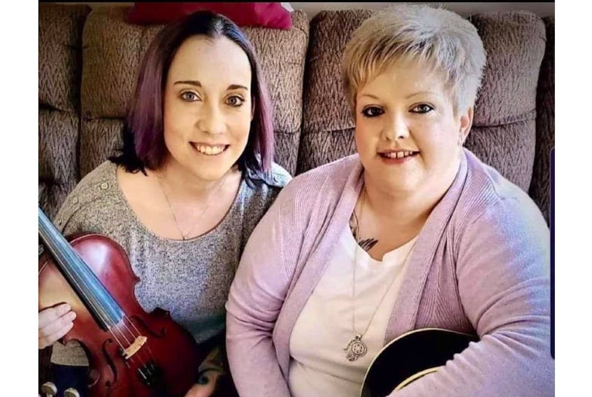 Keelin Wedge, left, and Christine Cameron will perform at the Winsloe United Church ceilidh on April. 2. Contributed
