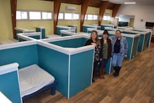 Viola's Place currently has beds for 20 people. From left are: Lisa DeYoung, Chastity Chennell and Susan Mumford. - Adam MacInnis