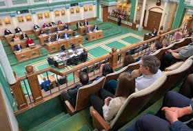 Siobhan Coady reads the 2023 budget speech in the N.L. House of Assembly on Thursday, March 23, 2023.