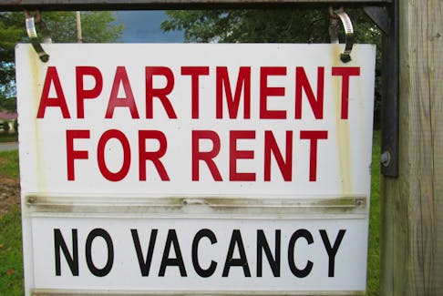 “No Vacancy” is a typical sign of the times as affordable rental housing is becoming increasingly difficult to find in both urban and rural locations in Nova Scotia. PETER SIMPSON  