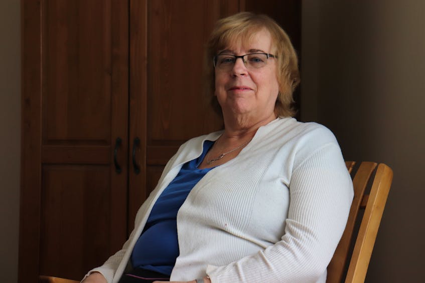 Beverley Harris, former tenant in a Souris apartment building owned by D.P. Murphy Inc., says she moved out after the building’s eviction appeal was delayed, forcing her to pay for two apartments simultaneously in order to secure housing. - Logan MacLean • The Guardian