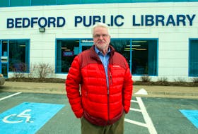 Bedford Coun. Tim Outhit poses for a photo outside the Bedford Public Library on Thursday, March 24, 2023.
Ryan Taplin - The Chronicle Herald