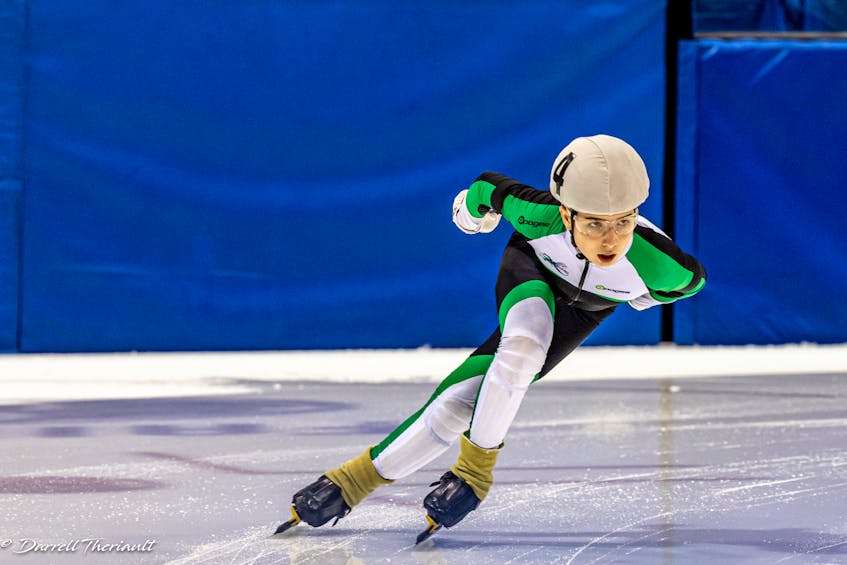 Prince Edward Islander Brendan Reynard will line up against the best 13-year-old short-track speed skaters from Quebec, Ontario, the Atlantic provinces and Nunavut at the Canadian youth short-track championships – East in Oakville, Ont. this weekend. Darrell Theriault • Special to The Guardian
