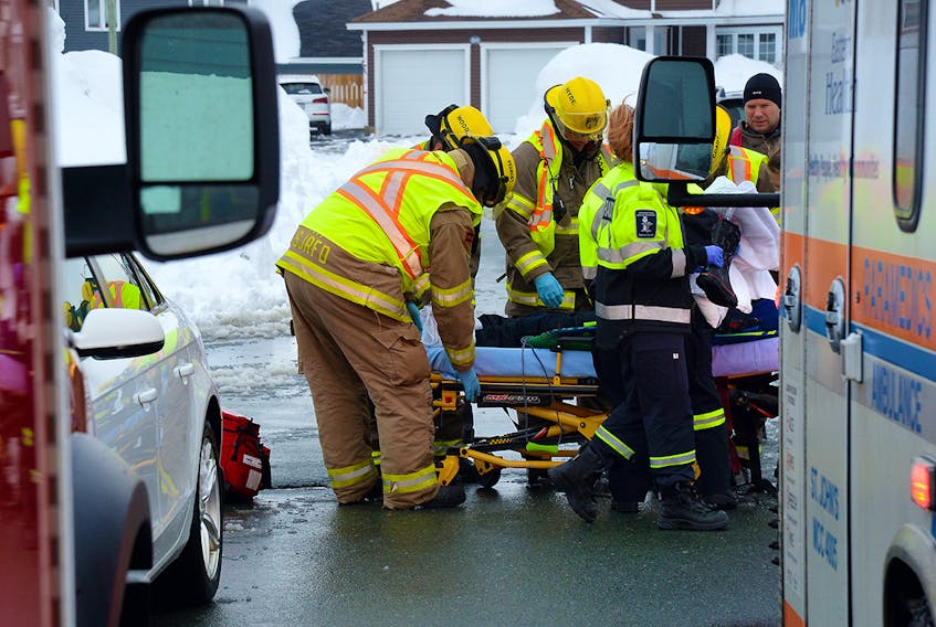 A young boy was injured when he was struck by a car during a sledding incident in St. John's Saturday evening. Saltwire Network staff