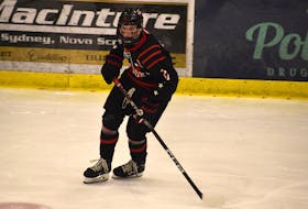 Cape Breton Eagles prospect Lane Lochead was the Nova Scotia Under-18 Major Hockey League's leading scorer for the 2022-23 season. He was a sixth-round pick by the Eagles in 2021. JEREMY FRASER/CAPE BRETON POST
