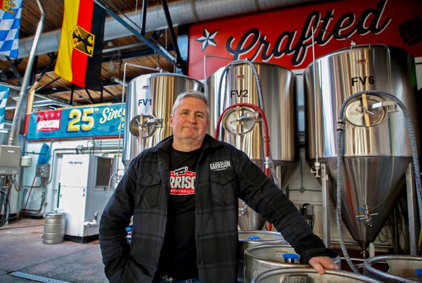 Garrison Brewery president Brian Titus at the Seaport brewery in Halifax on Tuesday, March 28, 2023. TIM KROCHAK - THE CHRONICLE HERALD