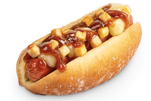 Starting with home opener, Rogers Centre to offer ‘a classic Schneiders hot dog topped with hash brown potato, cheese curds and gravy’.