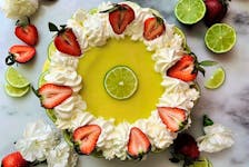 Key Lime Cheesecake with Pretzel Crust