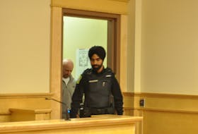 Blair Walsh, 48, of Corner Brook has been charged with second-degree murder and aggravated assault in the death of another man following an altercation outside an apartment building on March 28. The charges were laid prior to Walsh appearing in provincial court on Wednesday, March 29. - Diane Crocker/SaltWire Network