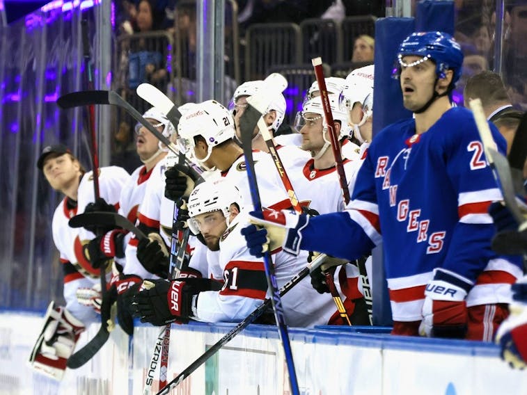 Senators spoil Kane's Rangers debut with a 5-3 victory