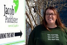 Kelsey Puddister of the Jacob Puddister Memorial Foundation which is named after her brother who died by suicide.

Keith Gosse/The Telegram