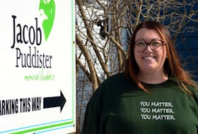 Kelsey Puddister of the Jacob Puddister Memorial Foundation which is named after her brother who died by suicide.

Keith Gosse/The Telegram