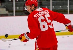 Flames prospect William Stromgren- Photo courtesy of the Calgary Flames