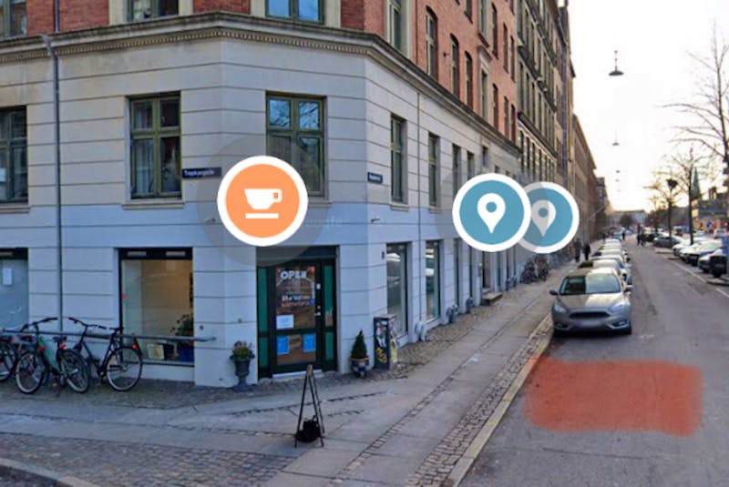 The corner property in downtown Copenhagen that Melanie Smith spotted when she was looking to expand two years ago. (Google StreetView)