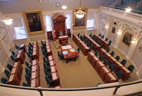 FOR JOHN HOWITT/FEATURES:
A view of the assembly room of the Nova Scotia legislature.......

Photo by Tim Krochak
