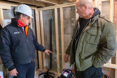 If your basement has previously flooded, you probably have a sump pump – this is a wise decision. Anthony Parolin from RCC Waterproofing helping Mike and his team in Holmes Family Rescue.