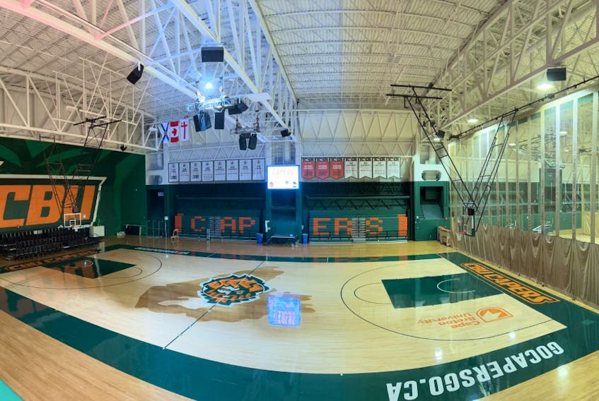 The Cape Breton Capers will host the 2023 U Sports Women’s Final 8 Basketball Championship at Sullivan Field House in Sydney this week. Tournament organizers say the event is sold out and upwards of 1,000 people are expected at the Capers’ opening game Thursday night. JEREMY FRASER/CAPE BRETON POST