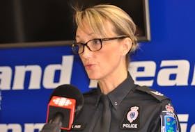 Corner Brook RNC Sgt. Shawna Park updated media on Thursday, March 9, on the investigation into an attempted murder that occurred in Corner Brook on March 3. - Diane Crocker/SaltWire Network
