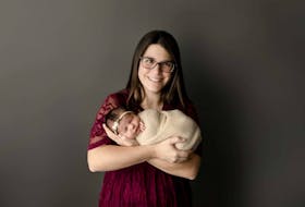 Mother of four, Courtney Massey of Malpeque, P.E.I. is a postpartum doula who offers in-home postpartum care and support through her business Beyond Birth With Courtney. Kelsie Arseneau Photography