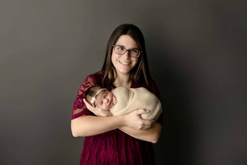 Mother of four, Courtney Massey of Malpeque, P.E.I. is a postpartum doula who offers in-home postpartum care and support through her business Beyond Birth With Courtney. Kelsie Arseneau Photography