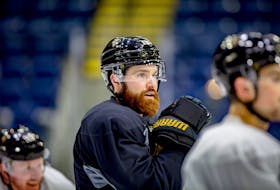 Newfoundland Growlers forward Todd Skirving has been a fan favourite in St. John’s since he arrived in town ahead of the 2018-2019 season. Over time, he, and the team, have gained fans in rink all over the ECHL. Recently one of those connections welcomed him and the team to Worcester, Massachusetts. Jeff Parsons/Newfoundland Growlers