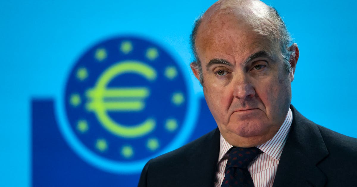 De Guindos, della Banca centrale europea, mette in guardia dai grandi rischi nel settore finanziario