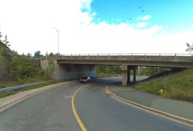 A significant construction project beginning this week on Pitts Memorial Drive in St. John's will see repairs completed to concrete on bridges above Blackhead Road, along with several other improvements. Google Streetview