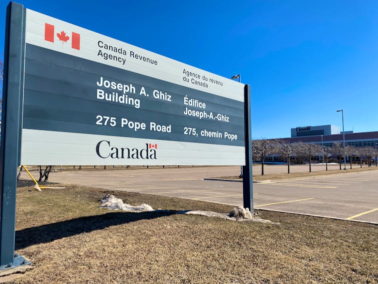 Around 1,200 PSAC union members work at the tax centre in Summerside. The PSAC Union of Taxation Employees voted to strike April 14.  Kristin Gardiner • The Guardian