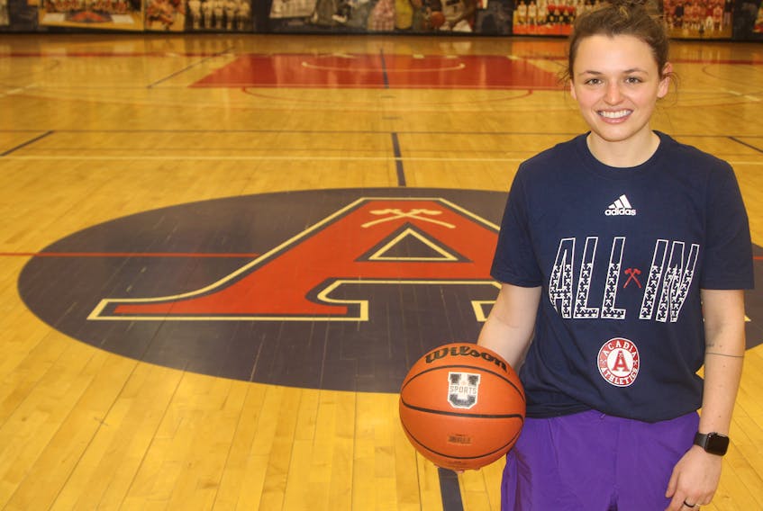 Haley McDonald had a wonderful final season with the Acadia Axewomen basketball team.