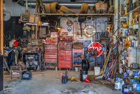 Home garages often contain a selection of volatile products, so regular maintainenance and safety precautions should always be taken to prevent messy accidents or, worse, disastrous fires, spills or leaks. Todd Kent/Unsplash