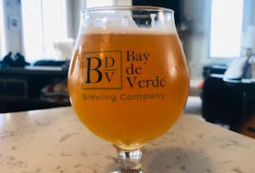Bay de Verde Brewing Company began selling branded glassware last year. — Contributed