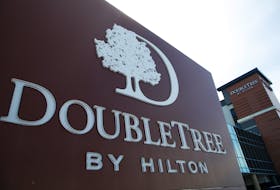 FOR NEWS STORY:
Th DoubleTree hotel is seen in Dartmouth Monday April 3, 2023.

TIM KROCHAK PHOTO